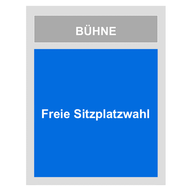 Saalplan für Joe Di Nardo nur zu Ansichtszwecken