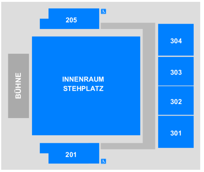 Plan de salle - Uber Eats Music Hall