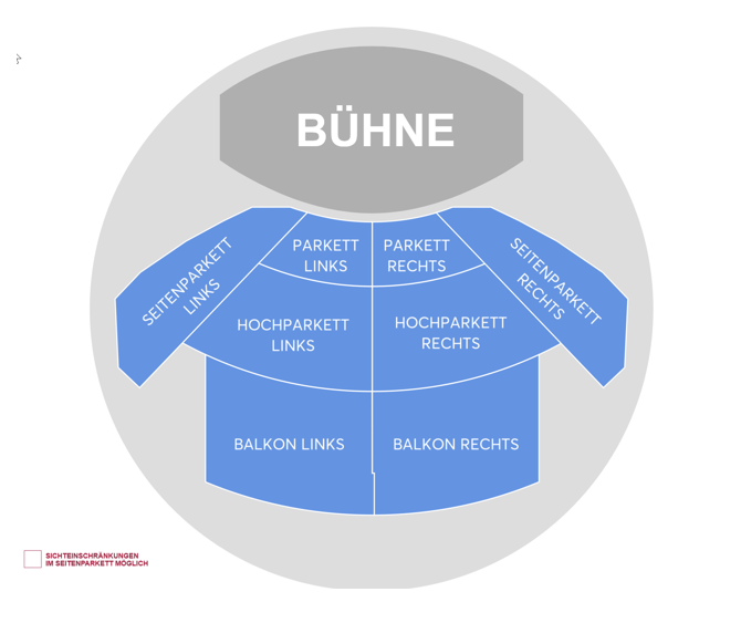 Saalplan für Rea Garvey’s Christmas Calling nur zu Ansichtszwecken