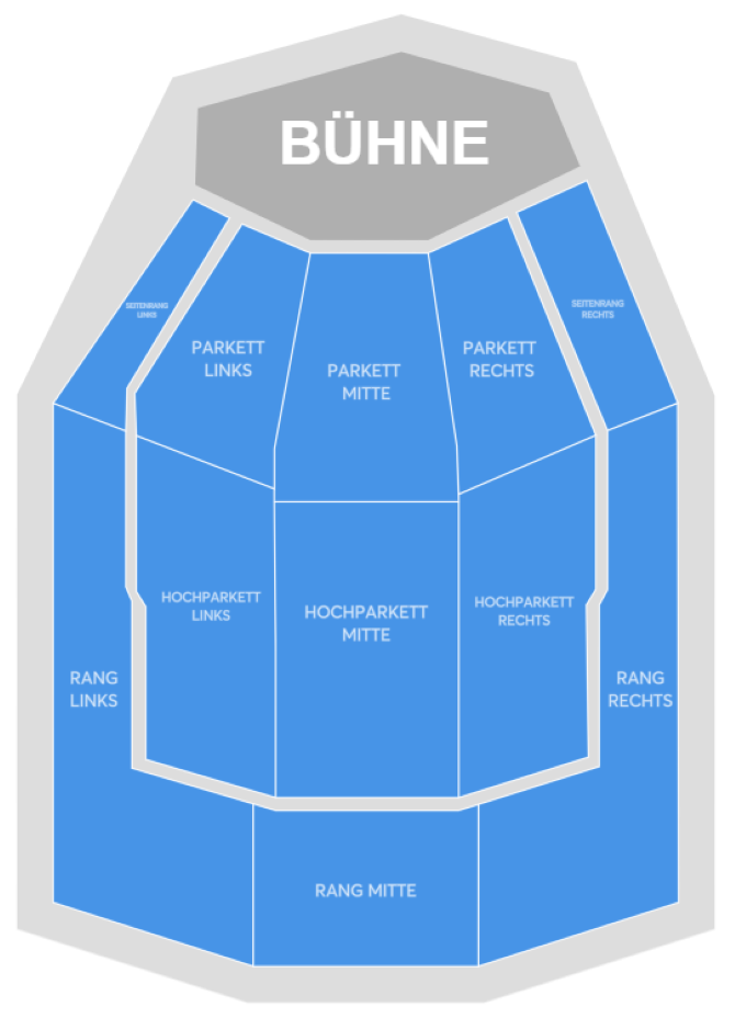 Saalplan - CCH (Saal 1)