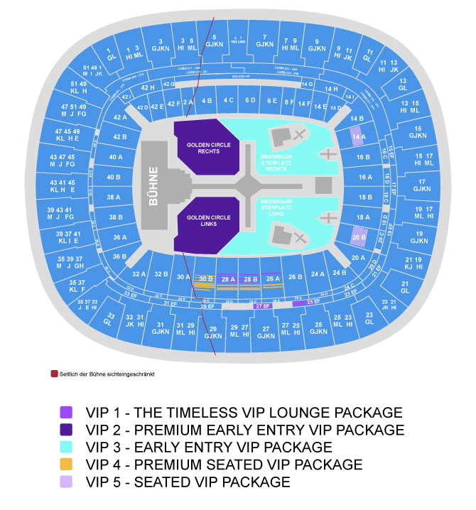 Saalplan - Deutsche Bank Park