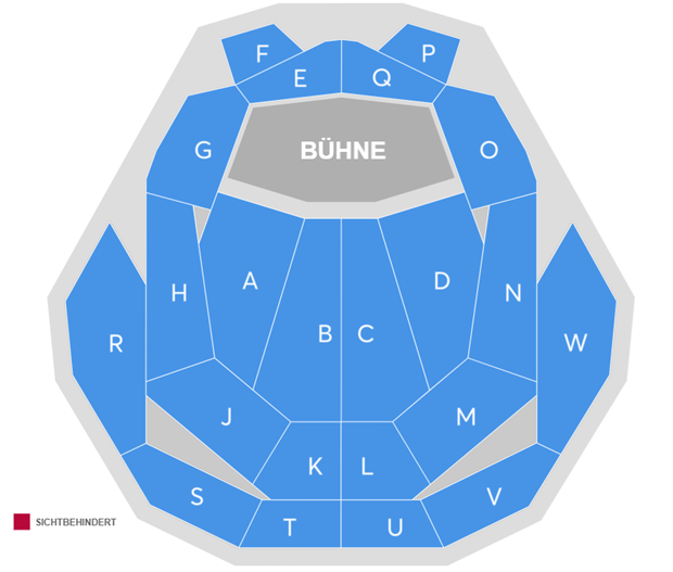 Plan de salle - Kulturpalast Konzertsaal