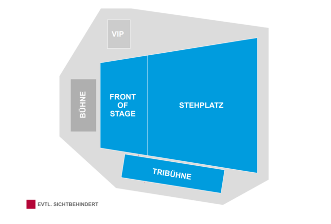 Saalplan - Volksbank BraWo Bühne