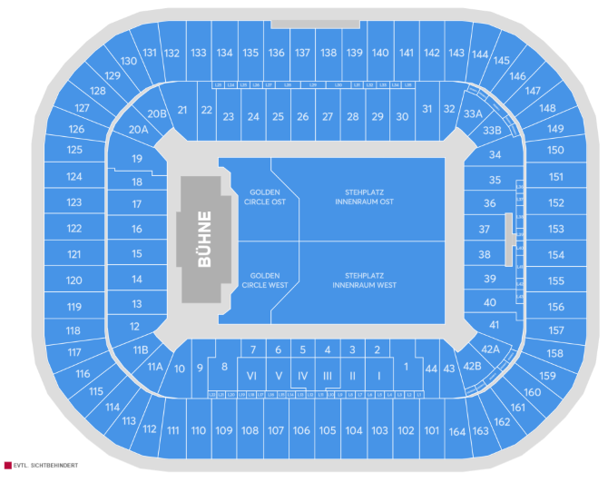 Saalplan - MERKUR SPIEL-ARENA