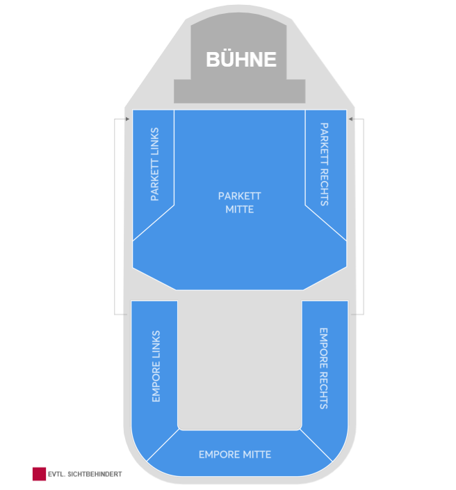 Plan de salle - Konzerthaus Stadthalle
