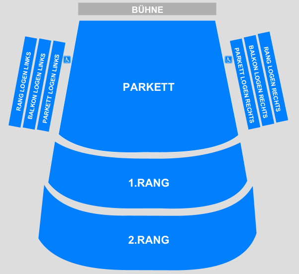 Saalplan für Roger G nur zu Ansichtszwecken