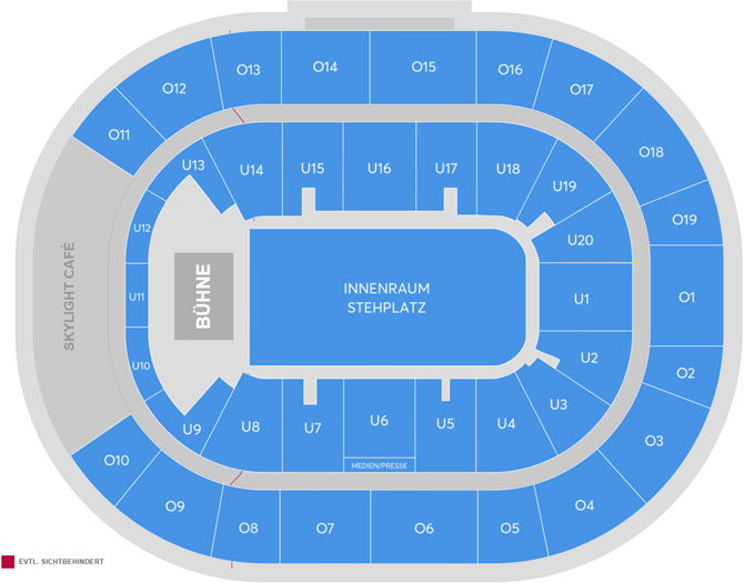 Plan de salle - Barclays Arena