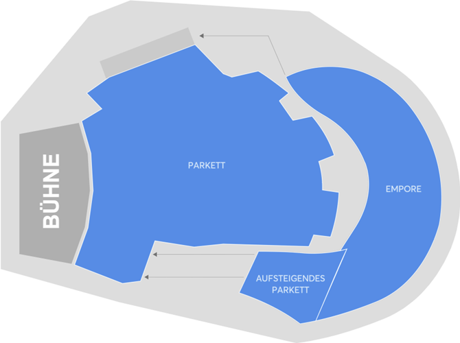 Plan de salle - Liederhalle (Beethovensaal)