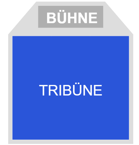Saalplan Theaterhaus (Halle T3)