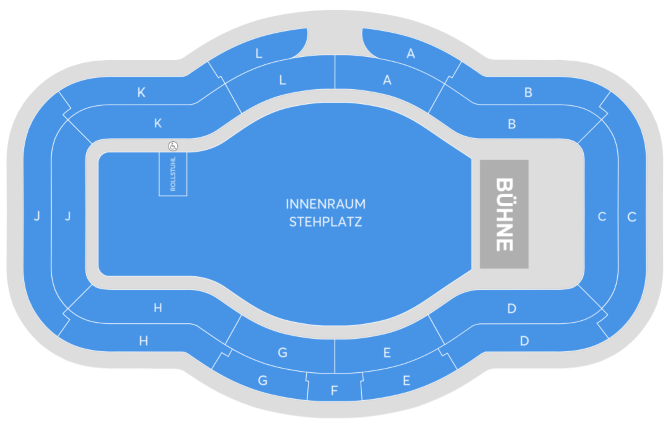 Plan de salle - Festhalle