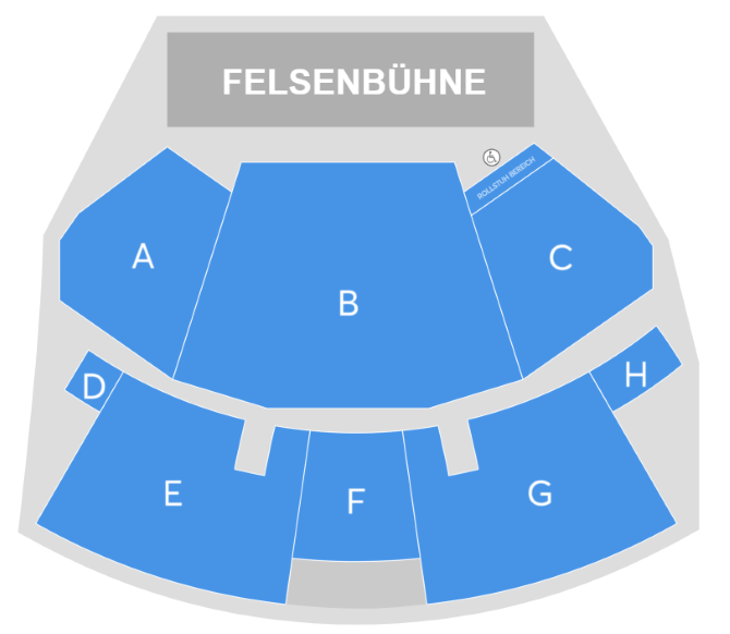Saalplan - Luisenburg Festspiele