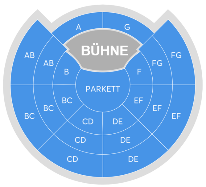 Plan de salle - Tonhalle