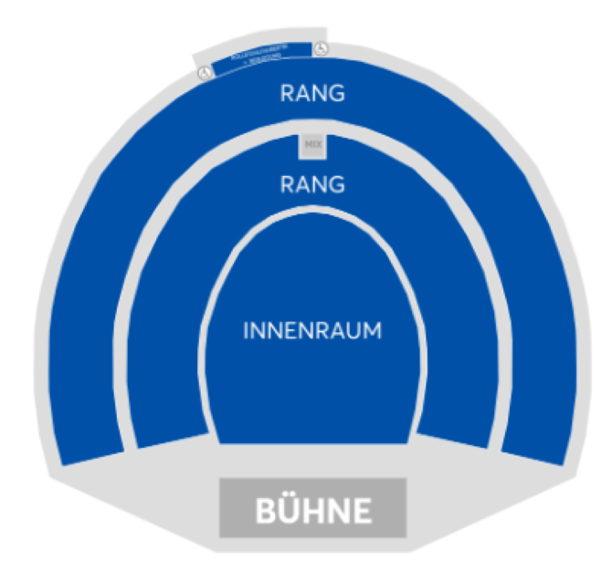 Saalplan für Alligatoah nur zu Ansichtszwecken