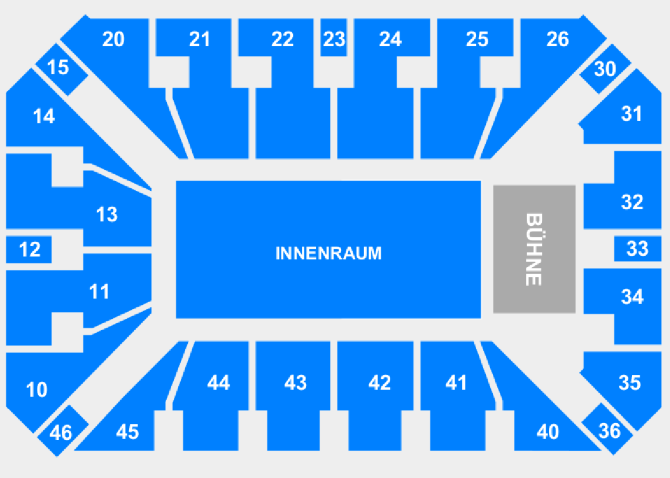 Saalplan für DIKKA nur zu Ansichtszwecken