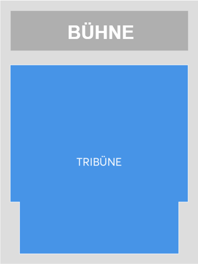 Venue seating chart for Sven Bensmann for reference only