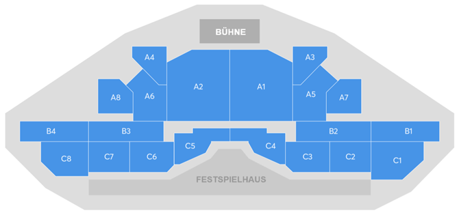 Saalplan - Barockgarten am Festpielhaus