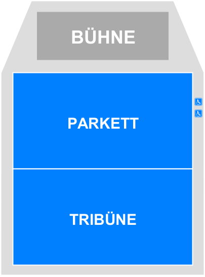 Saalplan Kulturhaus