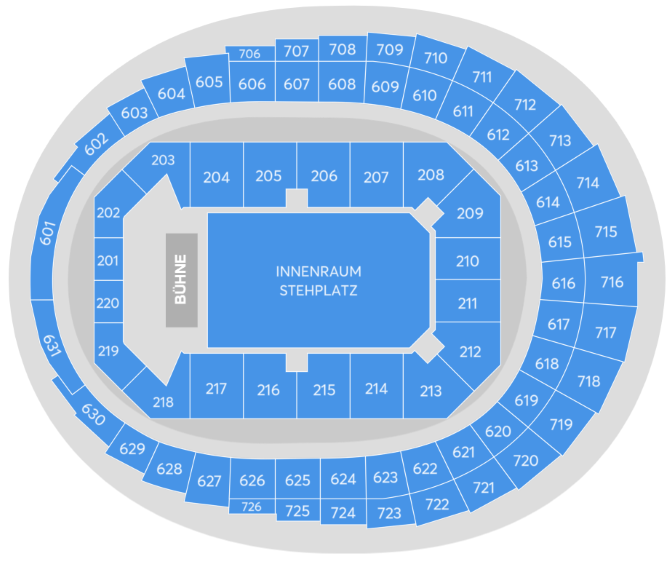 Teddy Swims - The UGLY Tour Seating Plan at Lanxess Arena