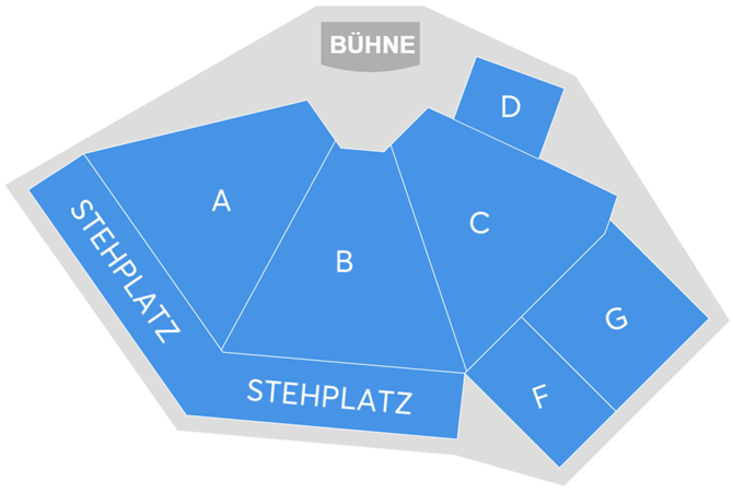 Saalplan - Freilichtbühne Burg Wilhelmstein