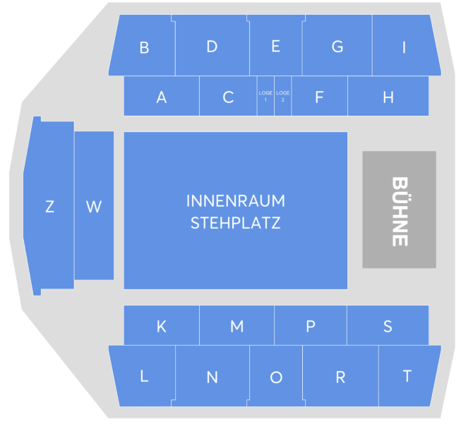 Plan de salle - StadtHalle