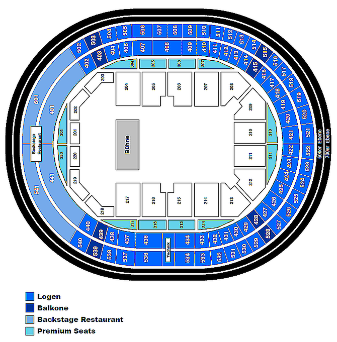 Simple Minds - European Tour - Live 2027 | Premium Packages Seating Plan at Lanxess Arena