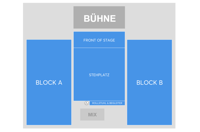 Donau-Festival seating chart for Bryan Adams in Deggendorf