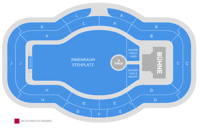 Plan de salle - Festhalle