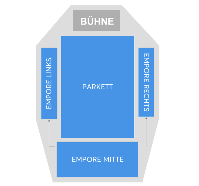 Saalplan für Paula Lambert nur zu Ansichtszwecken