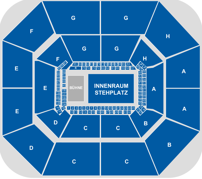 Saalplan - Owl Arena