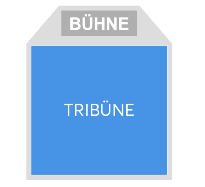 Saalplan Theaterhaus (Halle T3)