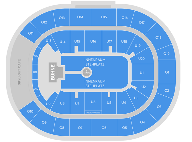 Plan de salle - Barclays Arena