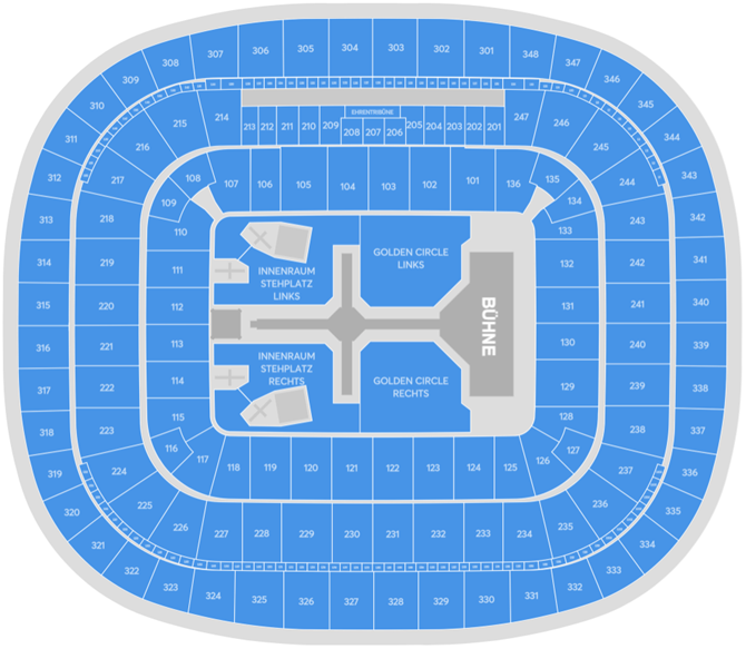 Saalplan - Allianz Arena