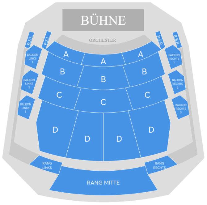 Plan de salle - Meistersingerhalle