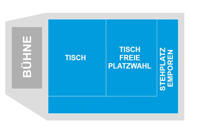 Saalplan für Rockolonia 2024 nur zu Ansichtszwecken
