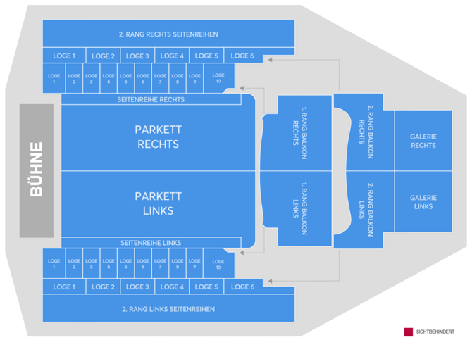 Saalplan - Laeiszhalle (Großer Saal)