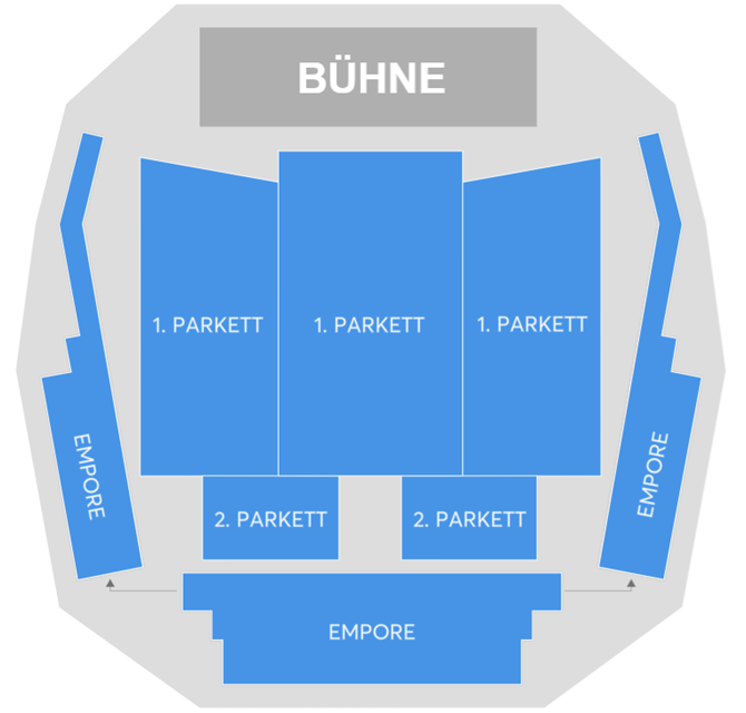 Saalplan für RebellComedy nur zu Ansichtszwecken
