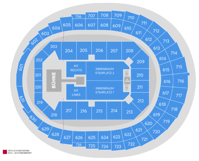 SOMBR // You Are The Reason Tour // Cologne Seating Plan at Lanxess Arena