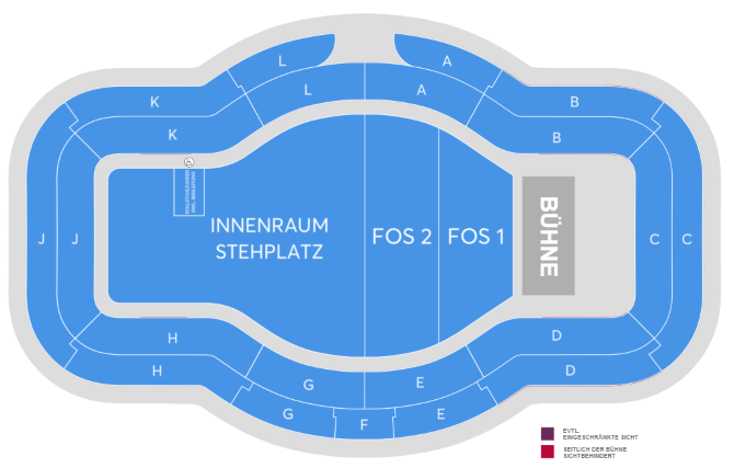 Saalplan - Festhalle
