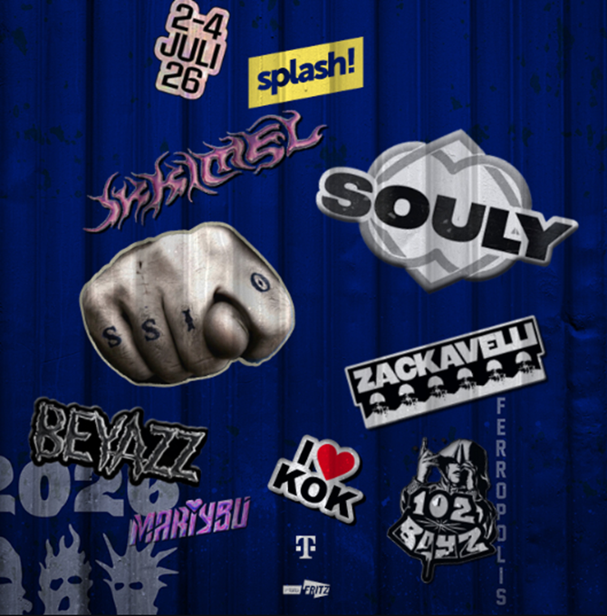 Saalplan für splash! Festival nur zu Ansichtszwecken