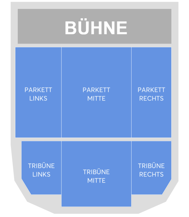 Saalplan für RebellComedy nur zu Ansichtszwecken