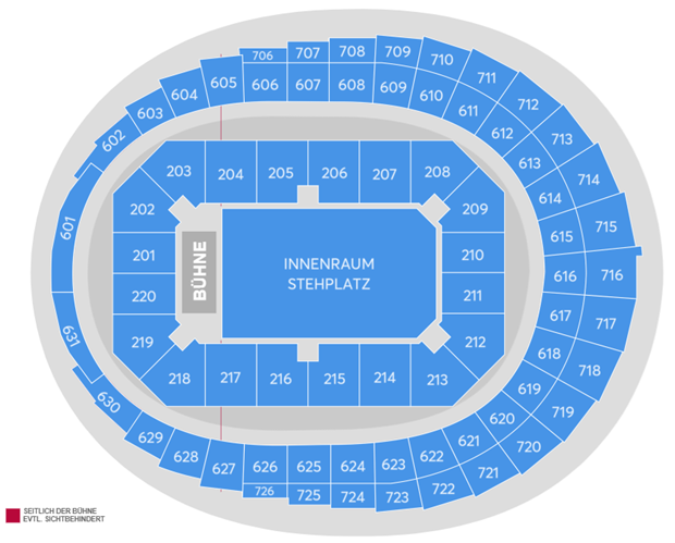 A$AP Rocky - Don't Be Dumb World Tour Seating Plan at Lanxess Arena