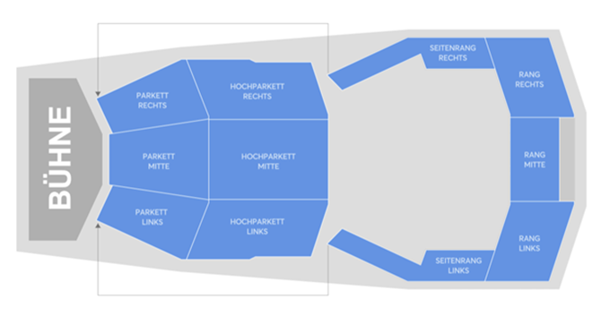 Plan de salle - CCH (Saal 1)