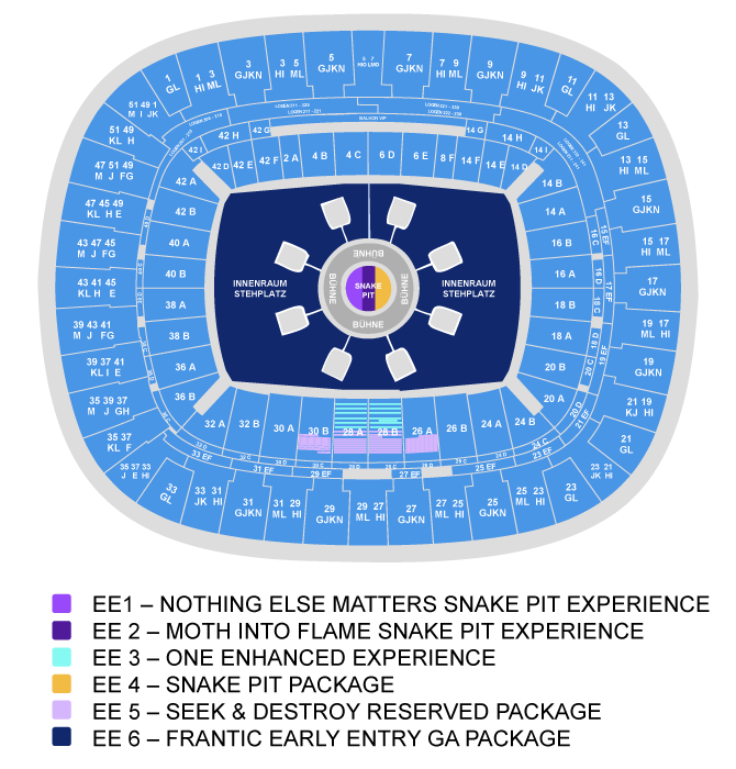 Saalplan - Deutsche Bank Park