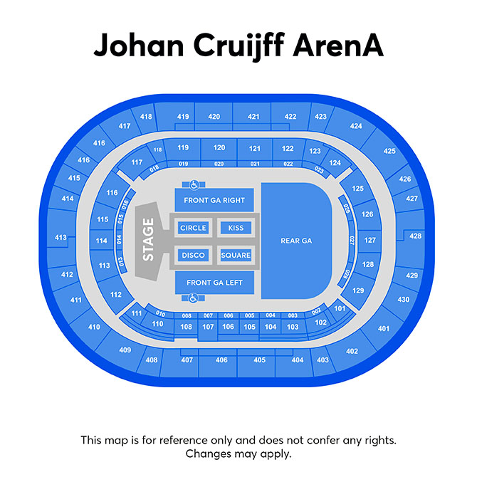 Zaalplattegrond: Harry Styles: Together, Together