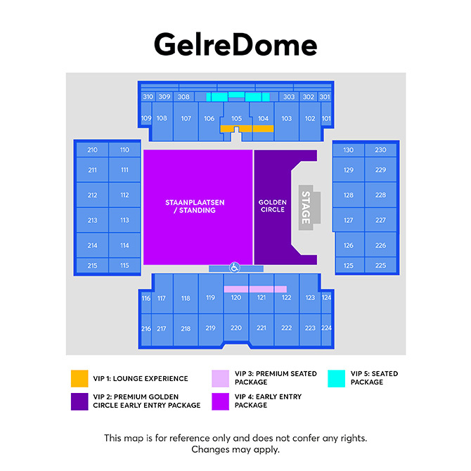 Zaalplan - Gelredome