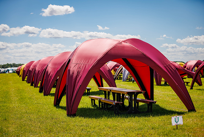 Zaalplan - Groene Heuvels