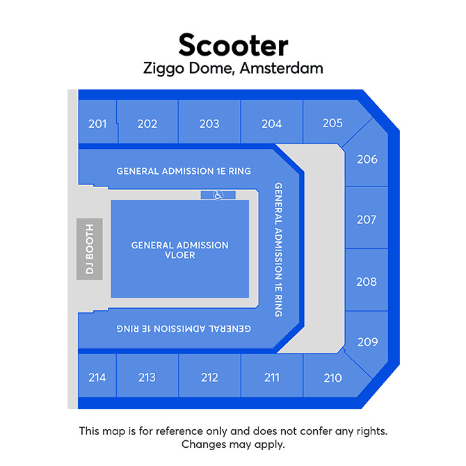 Plan de salle - Ziggo Dome