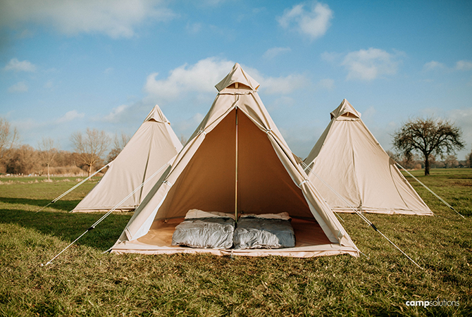 Zaalplattegrond: Lowlands 2026 - EASY CAMP - Pharaoh 2P