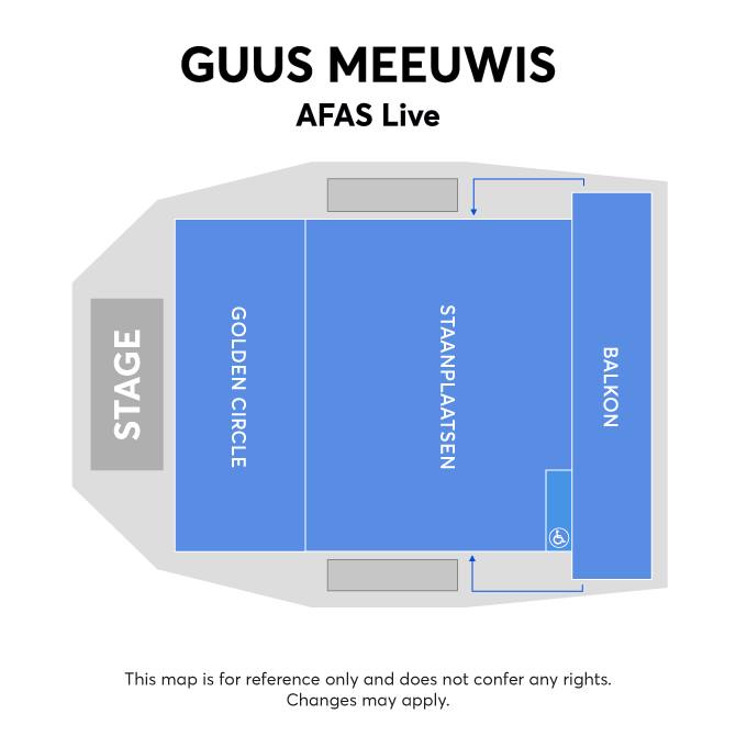 Plan de salle - AFAS Live