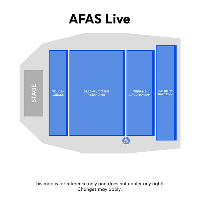 Zaalplattegrond: TYLA - THE A*POP WORLD TOUR